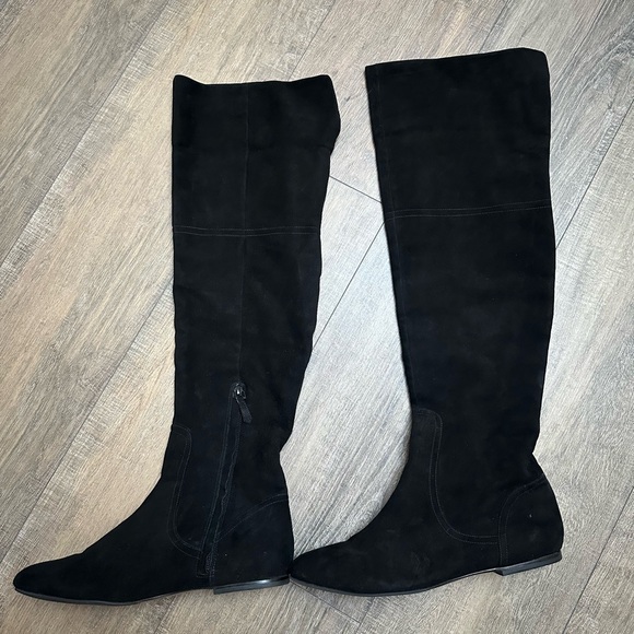 Cole Haan suede black boots - Picture 4 of 5